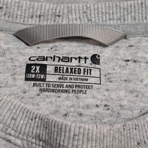 Carhartt Gray Relaxed Fit Sweatshirt 2X
